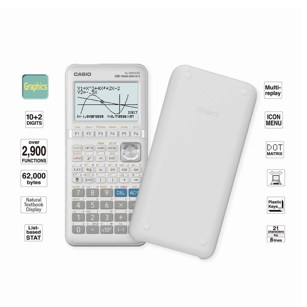 Calculadora Casio FX-9860GIII Científica Gráfica2