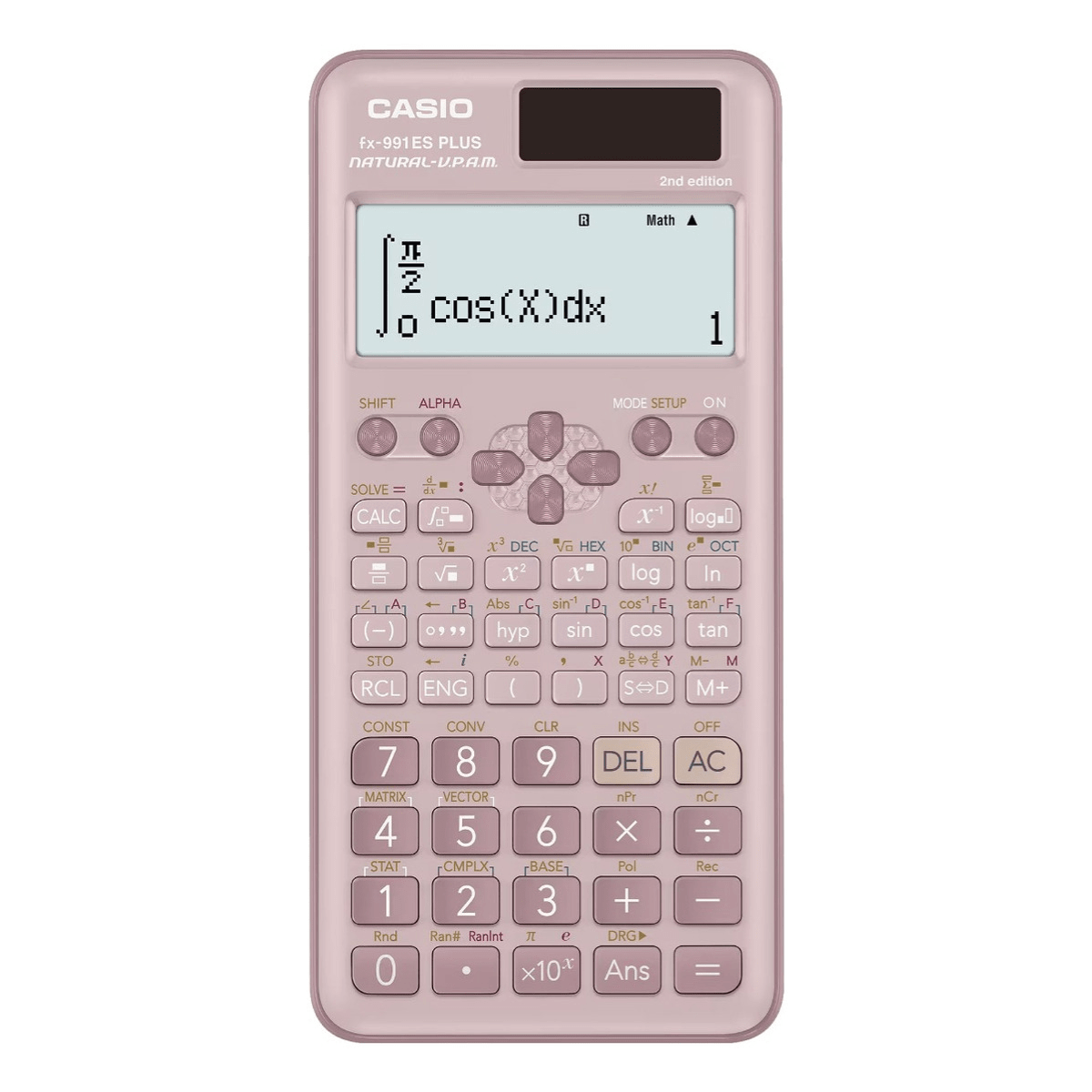 Calculadora Científica Casio FX-991ES PLUS Segunda Edición 417 Rosado1