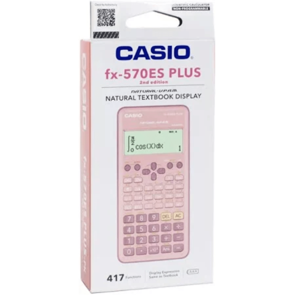 Calculadora Científica Casio FX-991ES PLUS Segunda Edición 417 Rosado2