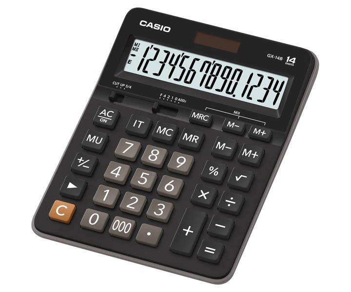 Calculadora Escritorio Casio 14 Dígitos GX-14B4