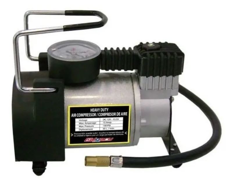 Compresor De Aire Mini Eléctrico Portátil Calgary Hd-023 35l1