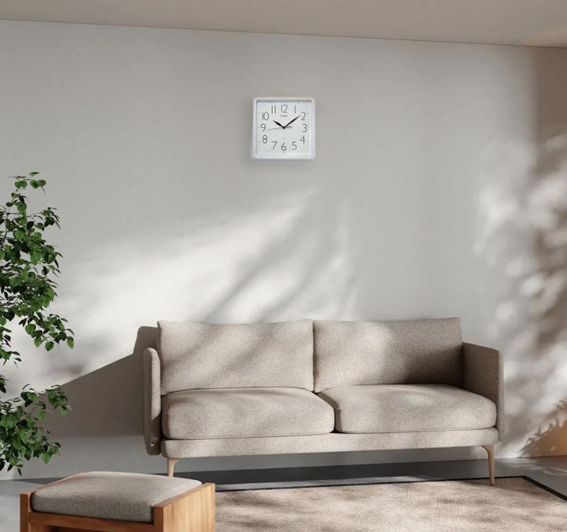 Reloj Mural Casio IQ-06 Análogo Blanco6