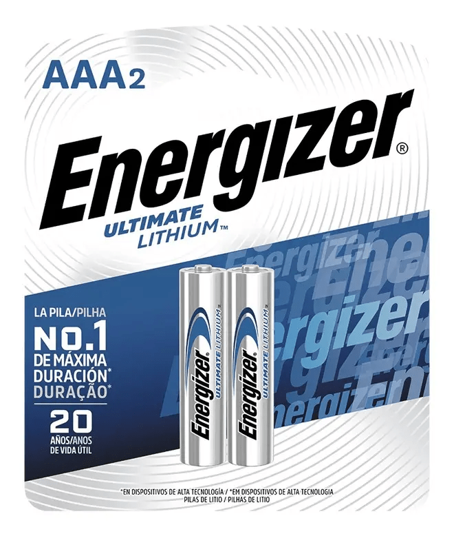 Pila Litio Energizer Blister 2 un. 1.5 V AAA2