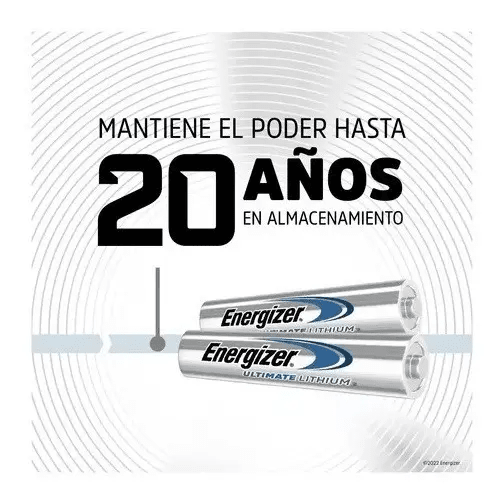 Pila Litio Energizer Blister 2 un. 1.5 V AAA5