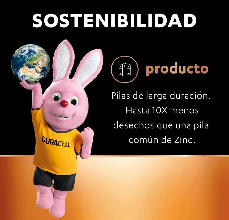 Pila Alcalina Duracell AA 4 Unidades3