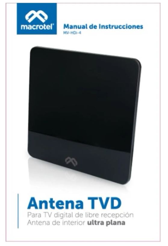 Antena Digital Macrotel HDTV Ultra Plana4