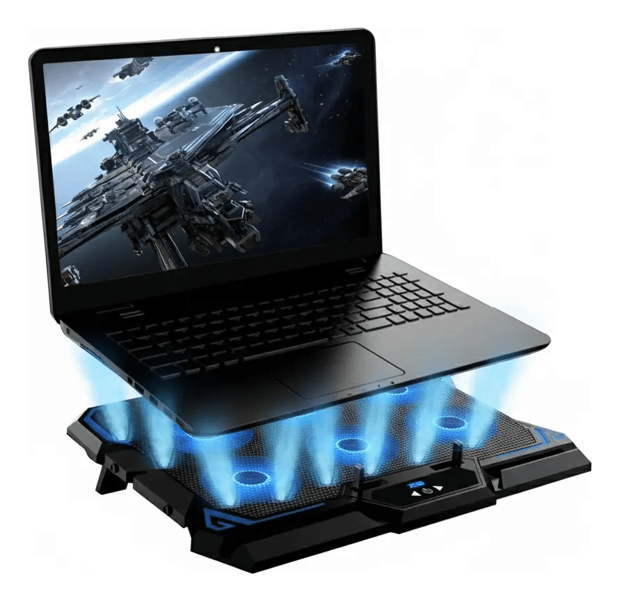 Ventilador Notebook Gamer Reptilex De 6 Aspas Pro Rx00253