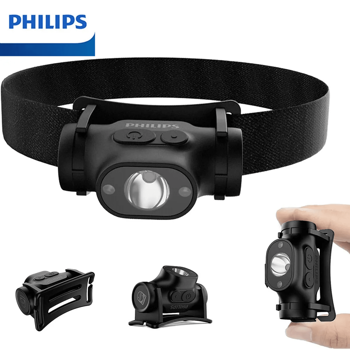 Linterna Recargable Philips Cintillo LED 1.000mAh1