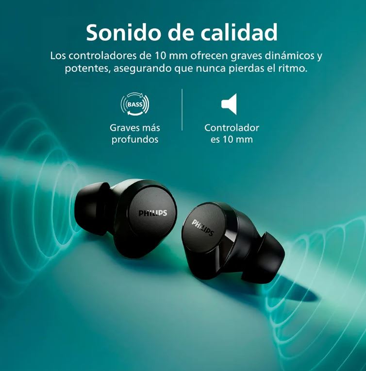 Audífono Bluetooth TWS Philips TAT12092
