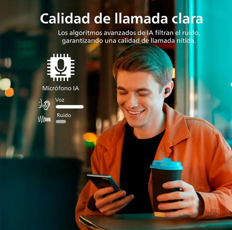 Audífono Bluetooth TWS Philips TAT12093
