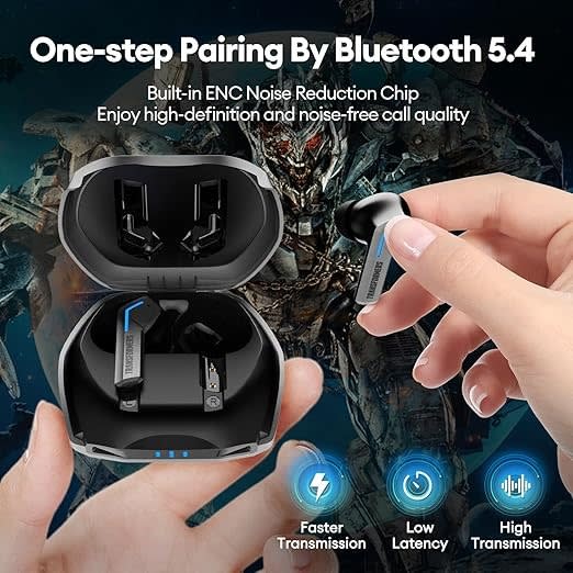 Audífono Bluetooth TWS Transformers Decepticon TF-T062