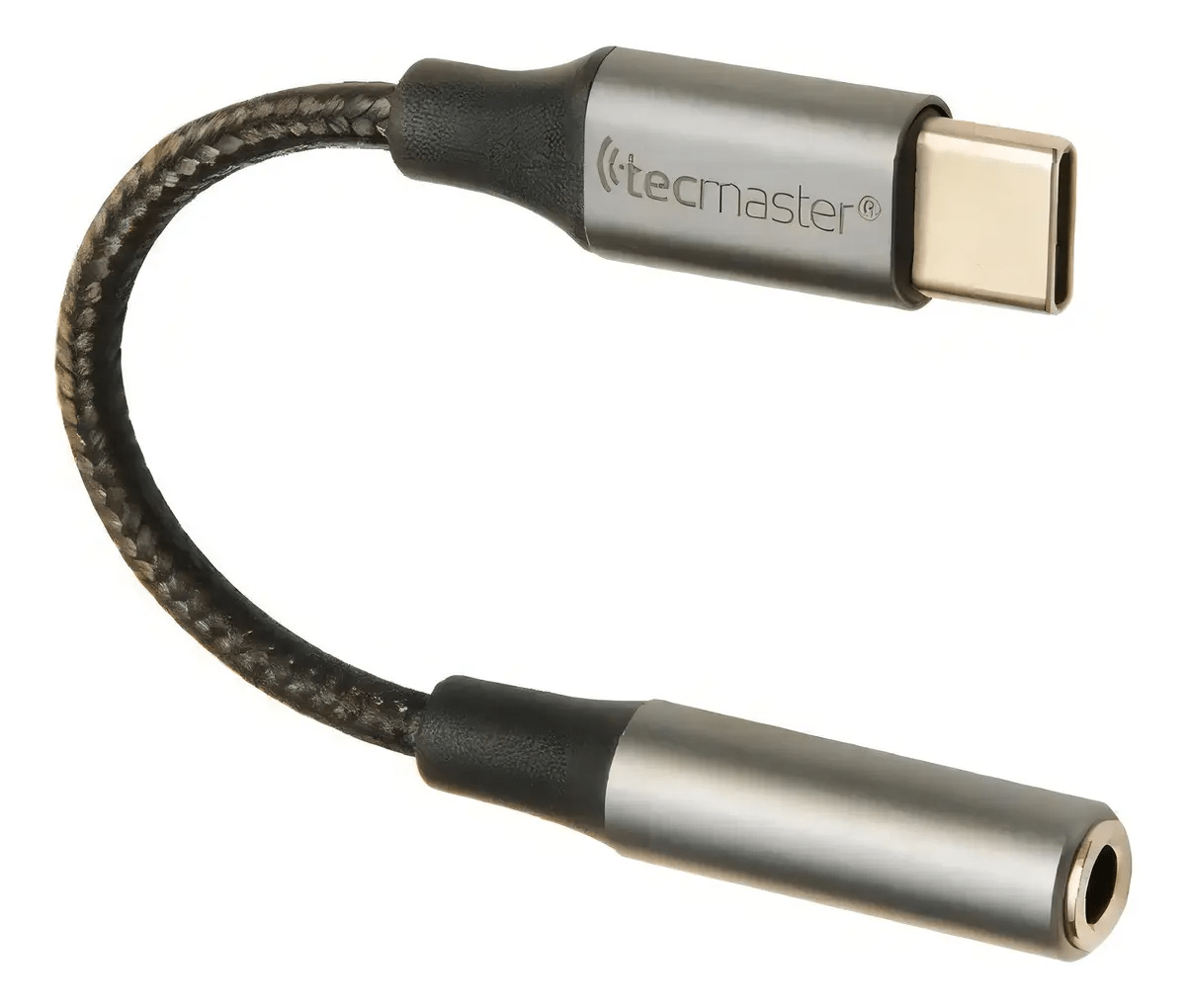 Adaptador Tipo-C a Jack 3.5mm Tecmaster Gris4
