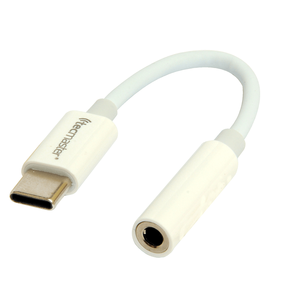 Adaptador Tipo-C a Jack 3.5mm Tecmaster Blanco5