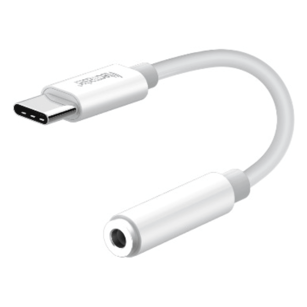 Adaptador Tipo-C a Jack 3.5mm Tecmaster Blanco1