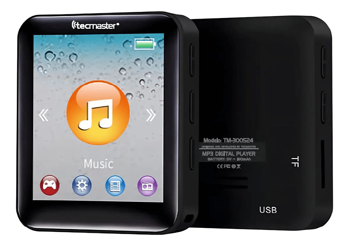Reproductor MP3 Tecmaster Bluetooth 16GB1