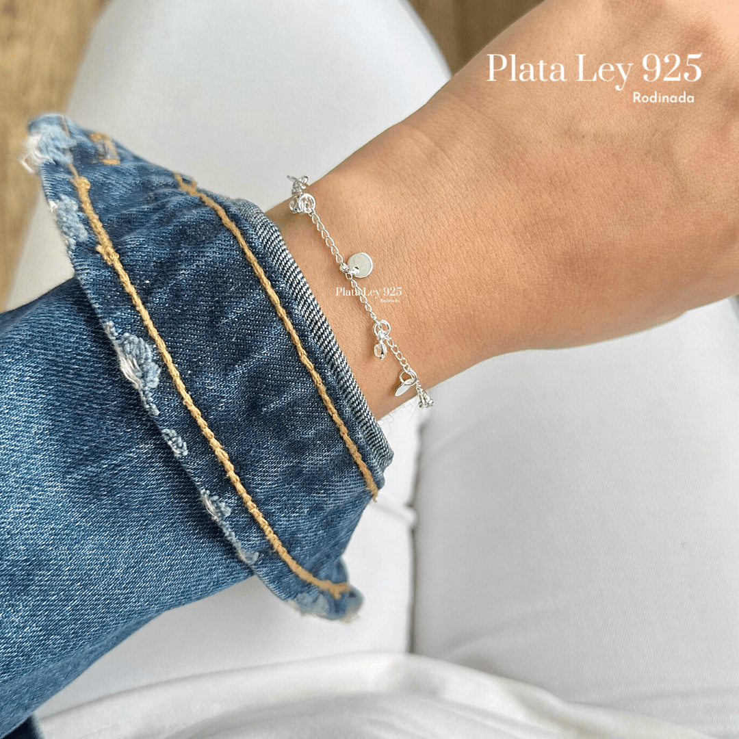 Tuscany Silver Pulsera De Mujer Con Plata Fina 925 Y Circonita