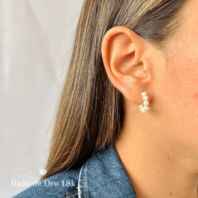 Argollas Baño Mini Perlas1