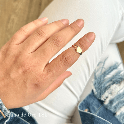 Anillo Baño Midi Sello de Amor