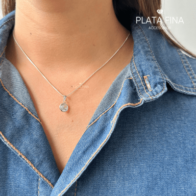 Conjunto Plata Punto de Luz Circular1