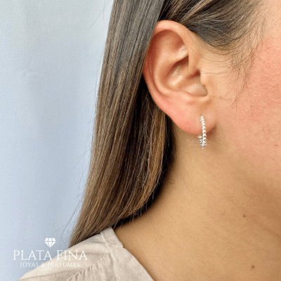Argollas Plata Mini Bolitas1