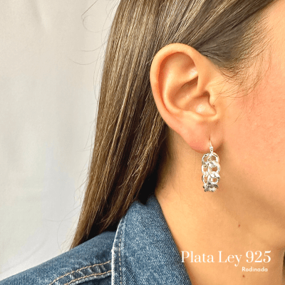 Argollas Plata Rodinada en Cadena1