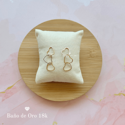 Aros Baño Lazo de Corazones1