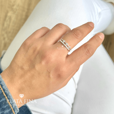 Anillo Plata Cintillo y Circonitas1