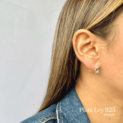 Argollas Plata Rodinada Mini1