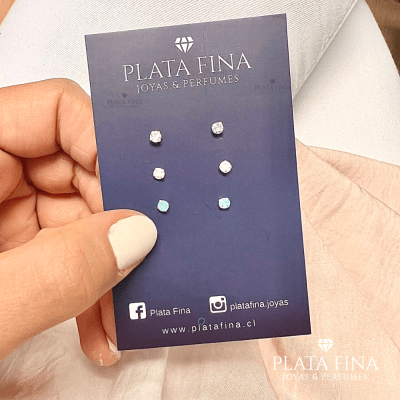 Aros Trío De Plata1