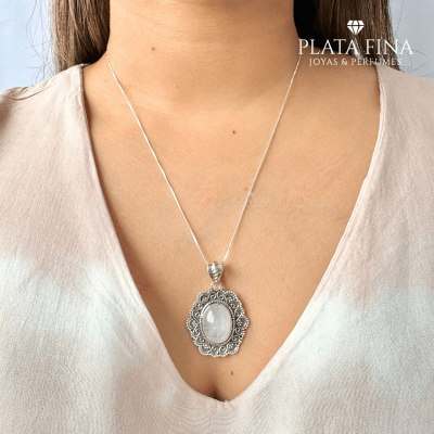 Conjunto Plata Piedra Luna1