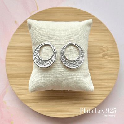 Aros Plata Rodinada Satinados1