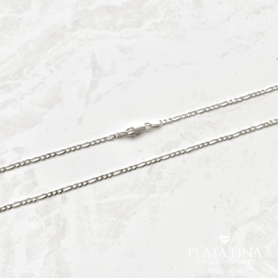 Cadena Plata Cartier 3x11