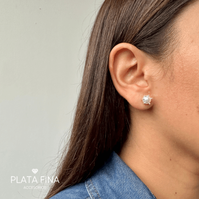 Aros Plata Perlas con Canastillo1