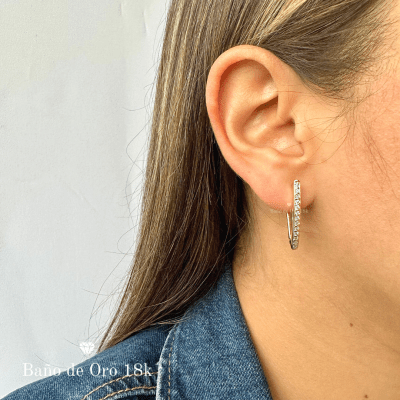 Argollas Baño Ovaladas con Circón1