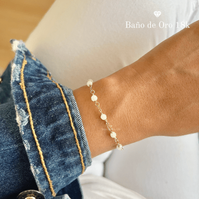 Pulsera Baño con Piedras Naturales1