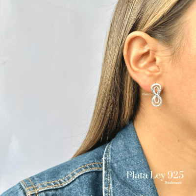 Aros Plata Rodinada Maxi Infinito1