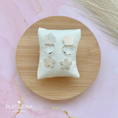 Set de Aros Maxi Satinados