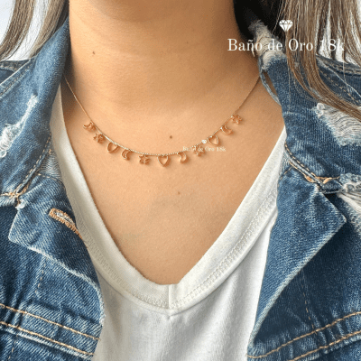 Collar Baño Luna y Estrellas1