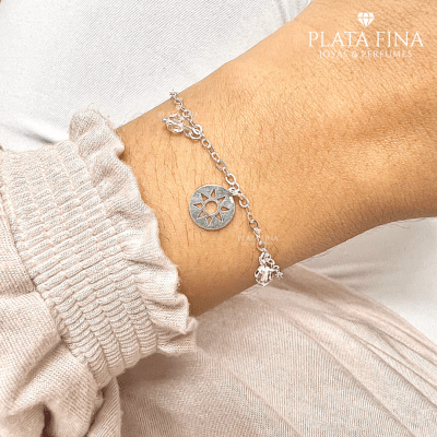 Pulsera Plata Coin1
