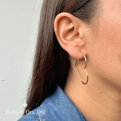 Argolla Baño Corazón Liso1