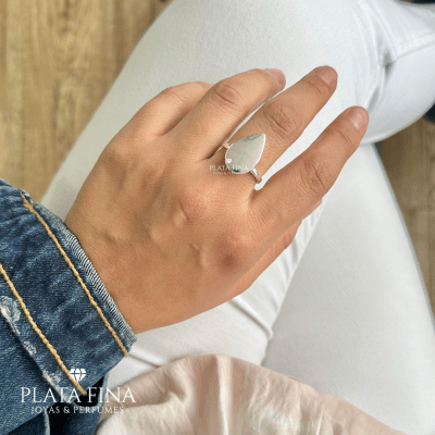 Anillo Plata Maxi Gota