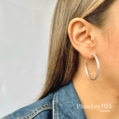 Argollas Plata Rodinada Entorchadas Gruesas1