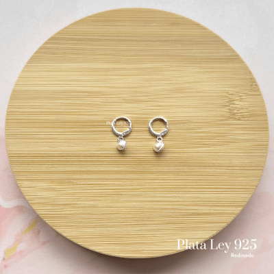 Argollas Plata Rodinada Dije Perlas1