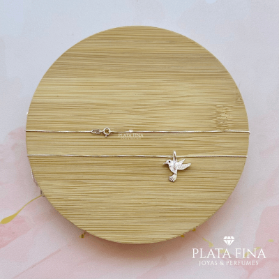 Collar Plata Colibrí Circonitas1