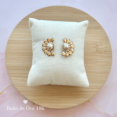 Aros Baño Semi Flor y Perla2