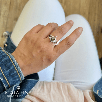 Anillo Plata Nudo de Bruja1