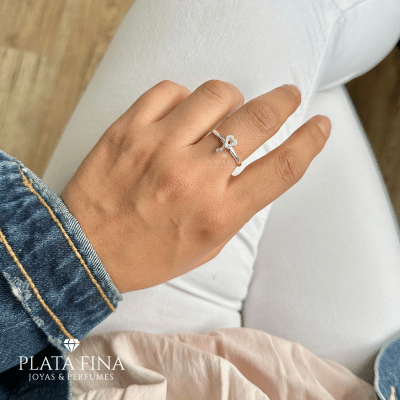 Anillo Plata Llave de Amor1