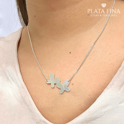 Collar Plata Butterfly1