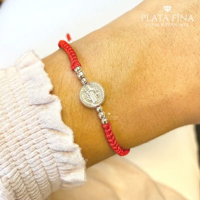 Pulsera San Benito Roja1