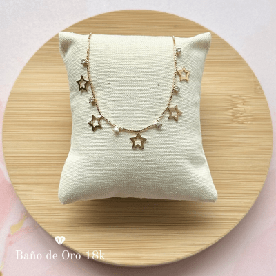 Collar Baño Estrella y Circonitas1